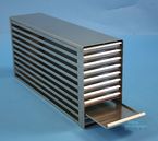 Microtiter Drawer Racks for Microtiter Plates up to 86x128x18 mm, open design, without safety stop